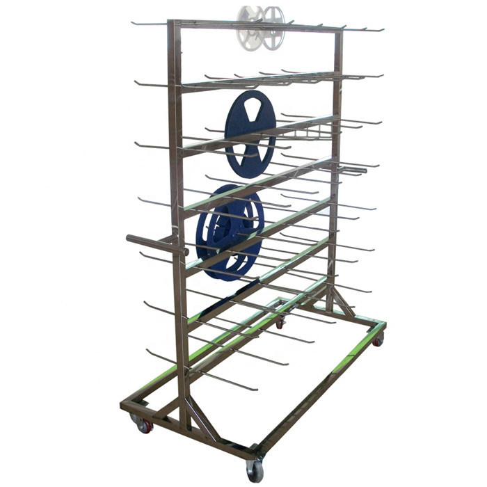 SMT Component Reel Antistatic Trolley ESD PCB Magazine Rack