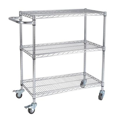 Carbon Steel SMT ESD Trolley SMD 4 Layers ESD Shelving Rack