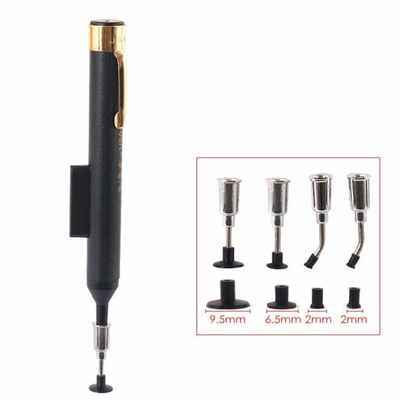 Metal / Rubber Vacuum Sucking Pen For Pick Up IC