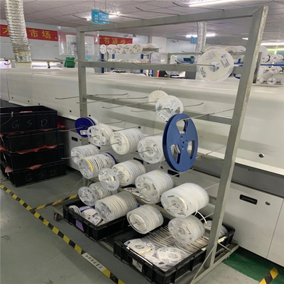 4 Layers Antistatic ESD SMT Trolley Platform Stainless Steel Pipe
