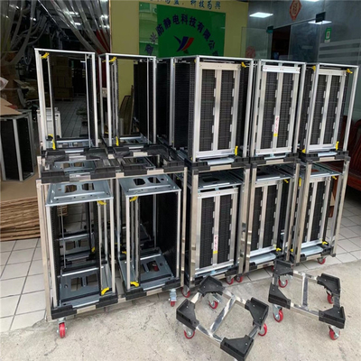 Conductive Antistatic ESD PCB SMT Magazine Racks 5.0mm Width