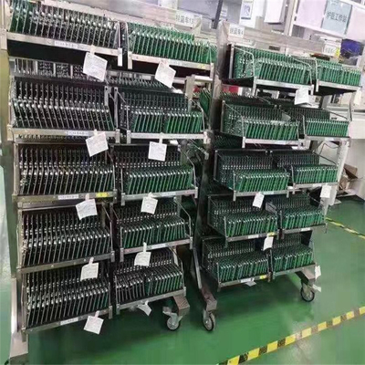 Four Wheels SS201 Pipe ESD PCB Cart Width 3mm For PC Board